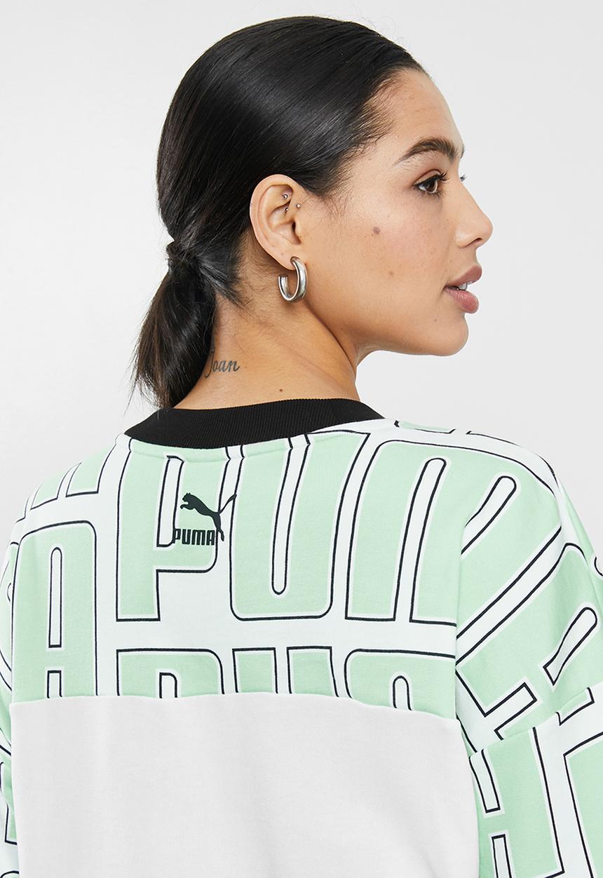 PUMA - Long sleeve crew - green