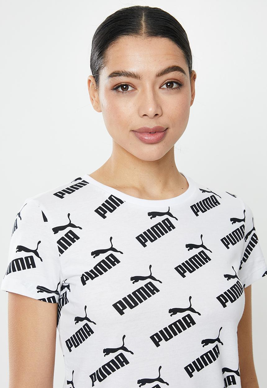 PUMA - Amplified tee - white & black