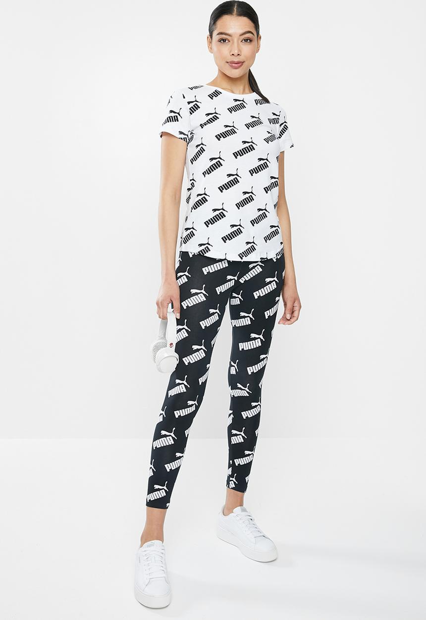 PUMA - Amplified tee - white & black