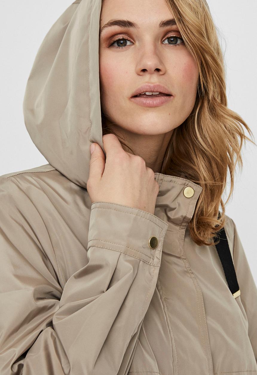 Vero Moda - Claire short jacket - silver mink