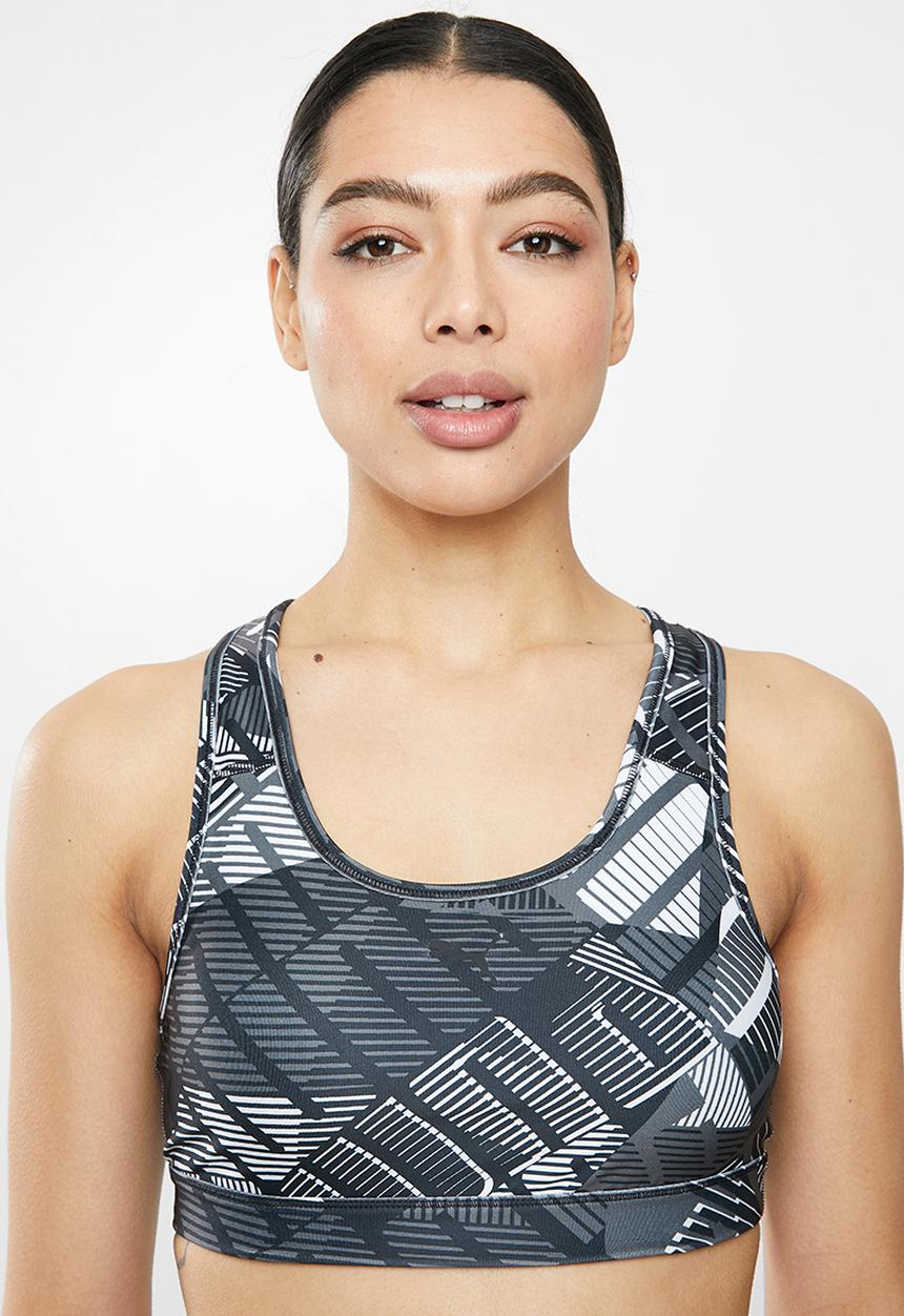 PUMA - 4Keeps graphic bra - white & black 