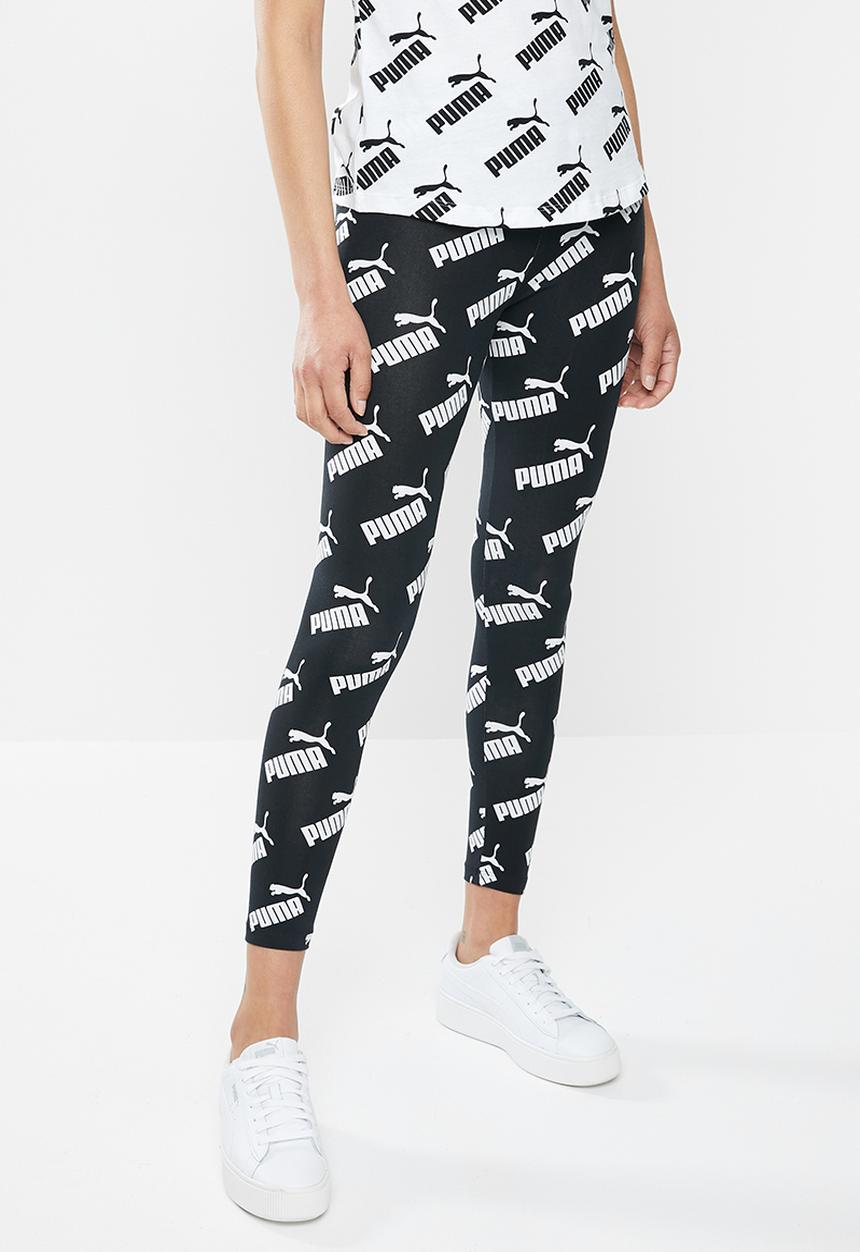 PUMA - Amplified leggings - black & white