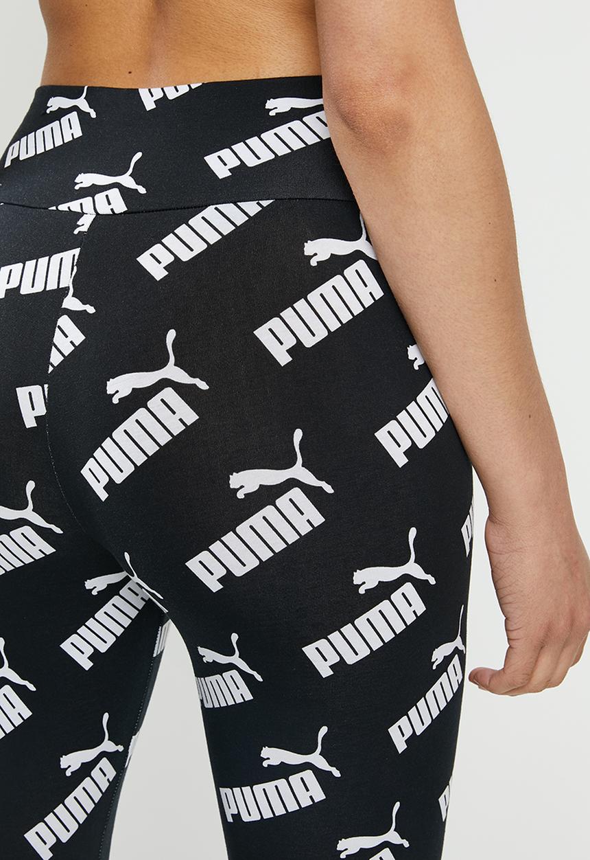PUMA - Amplified leggings - black & white