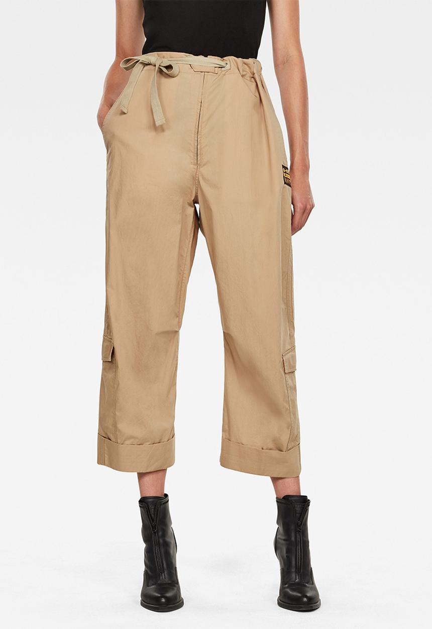 G-STAR - 3d utility high loose crop pant - carton