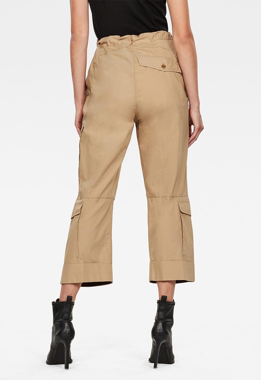 G-STAR - 3d utility high loose crop pant - carton