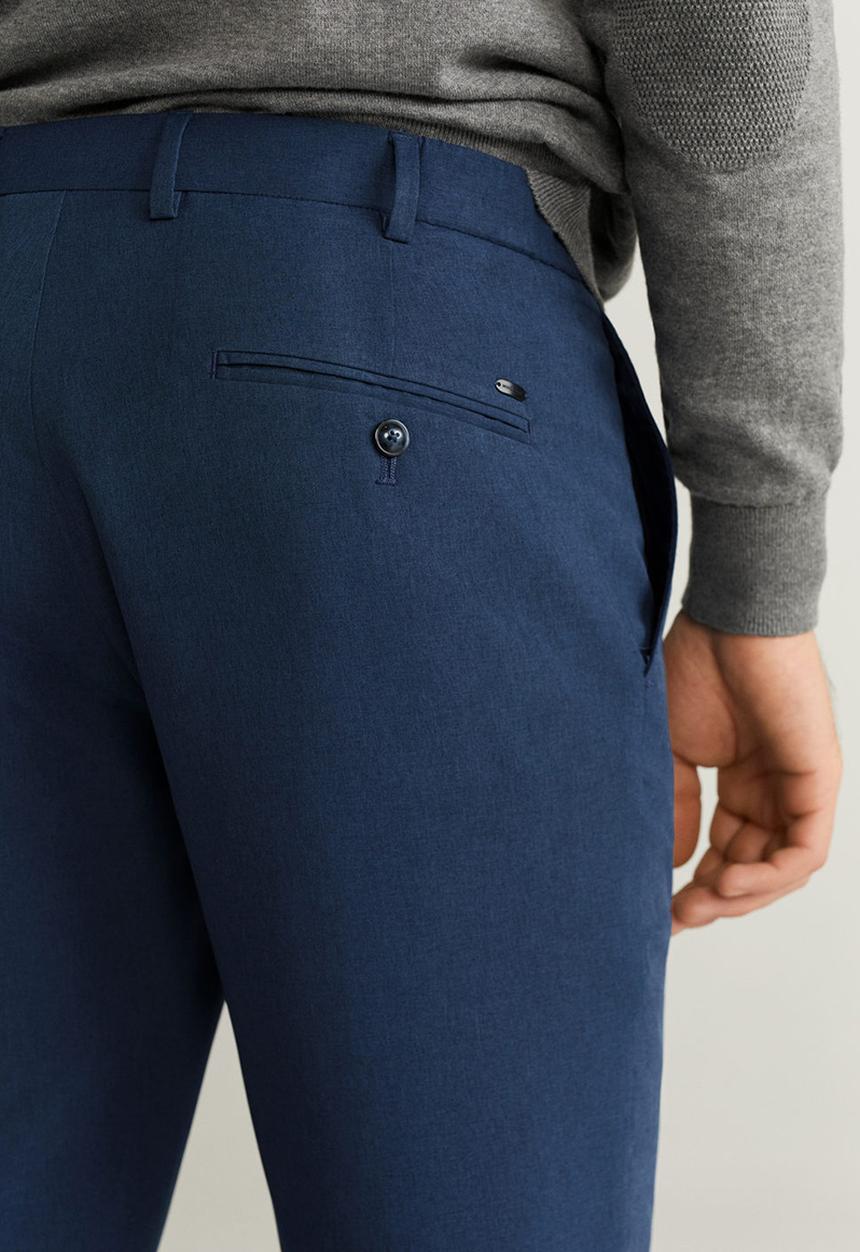 MANGO - Bologna6 trousers - medium blue