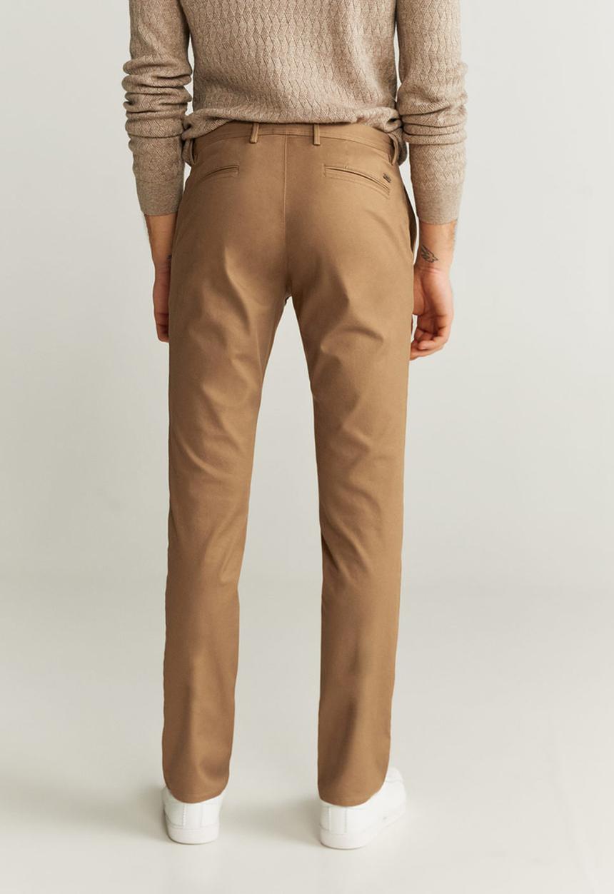 MANGO - Borne6 trousers - medium brown