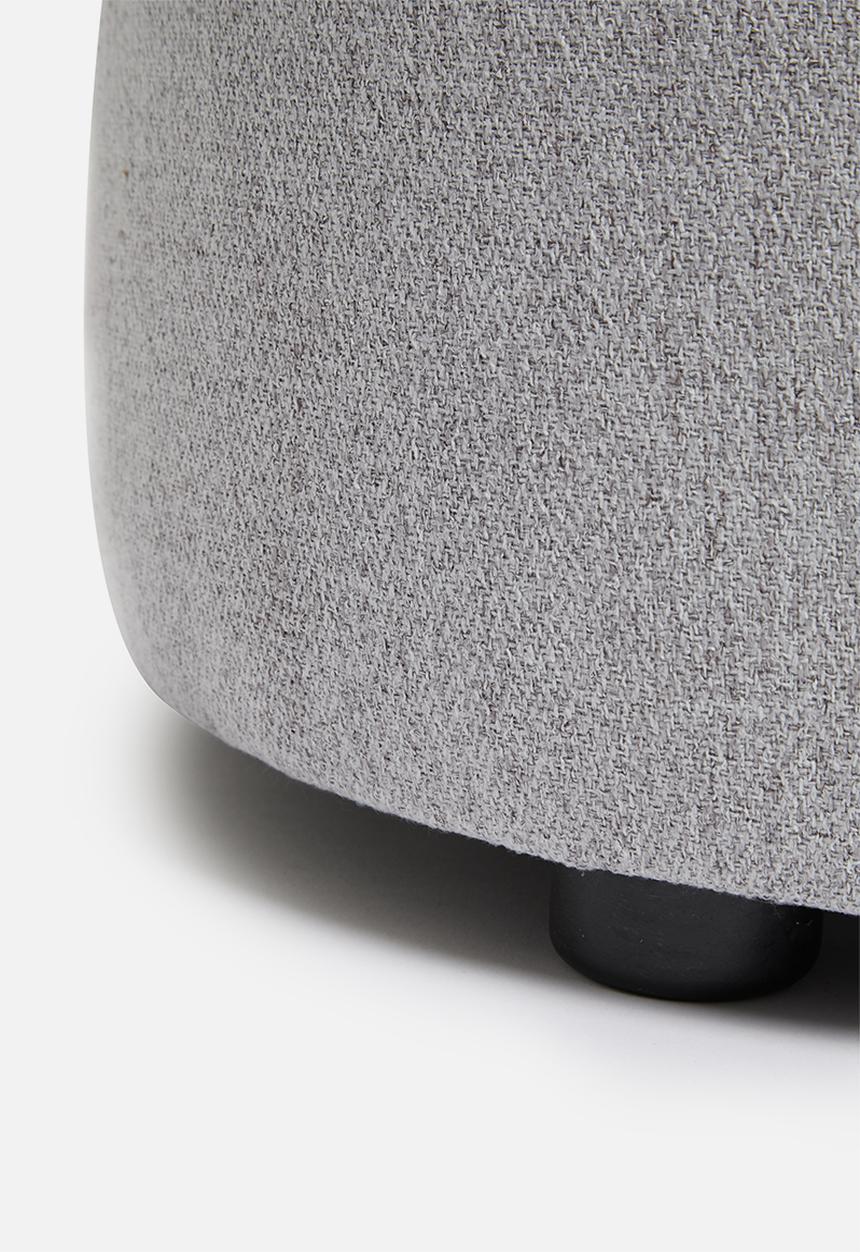 Sixth Floor - Alder large ottoman - grey