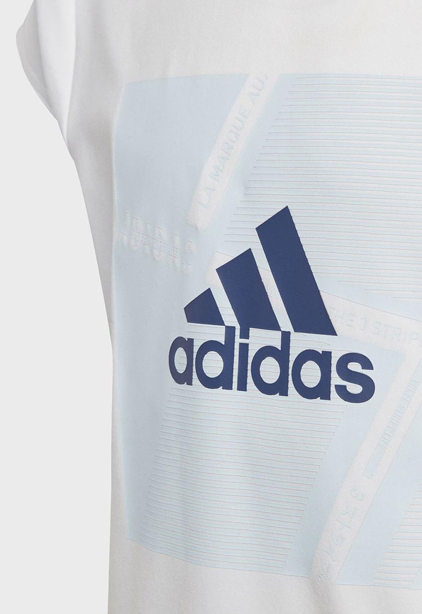 adidas Performance - Branded T-shirt - white