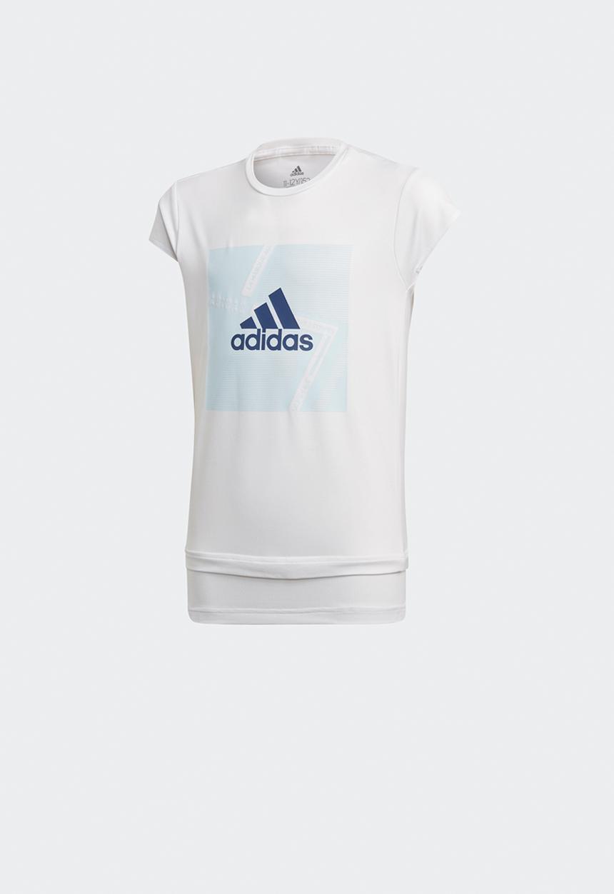 adidas Performance - Branded T-shirt - white