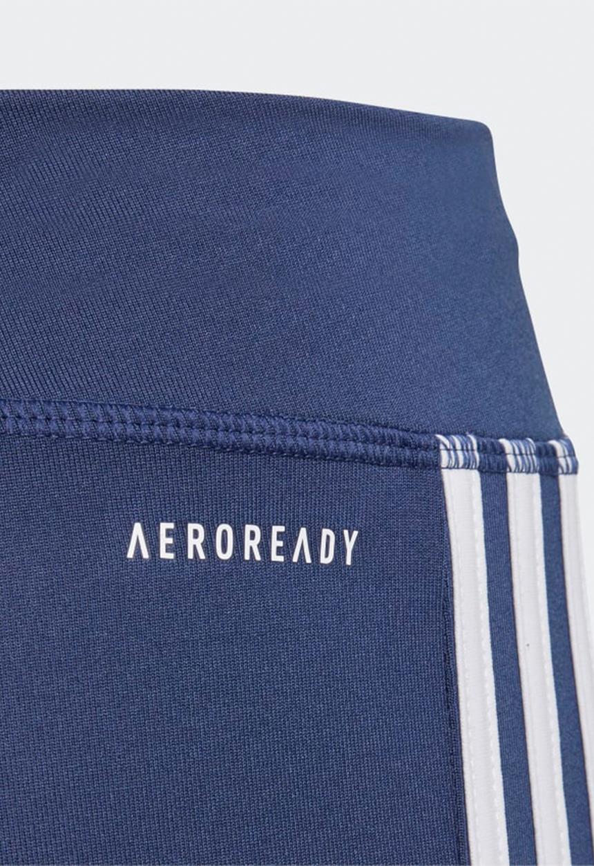 adidas Performance - 3 stripe leggings - blue