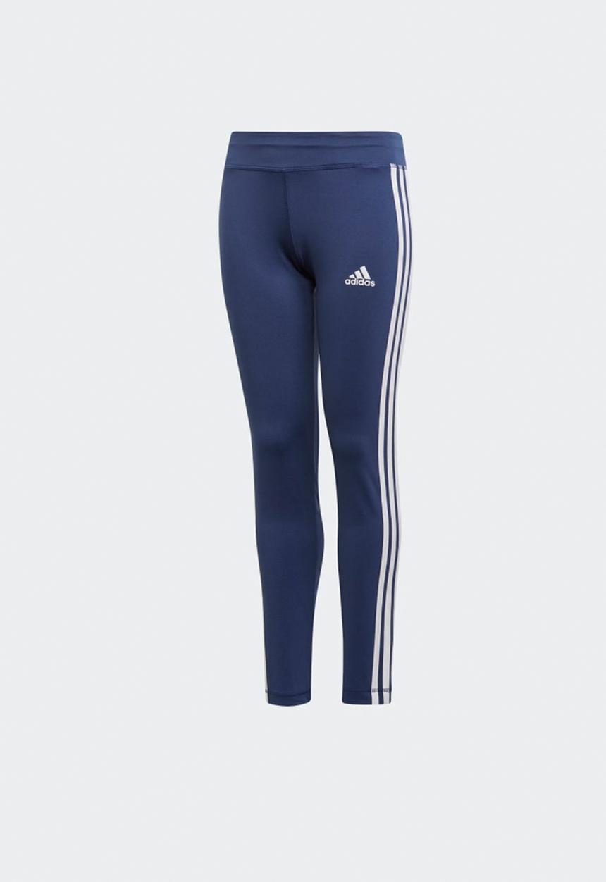 adidas Performance - 3 stripe leggings - blue