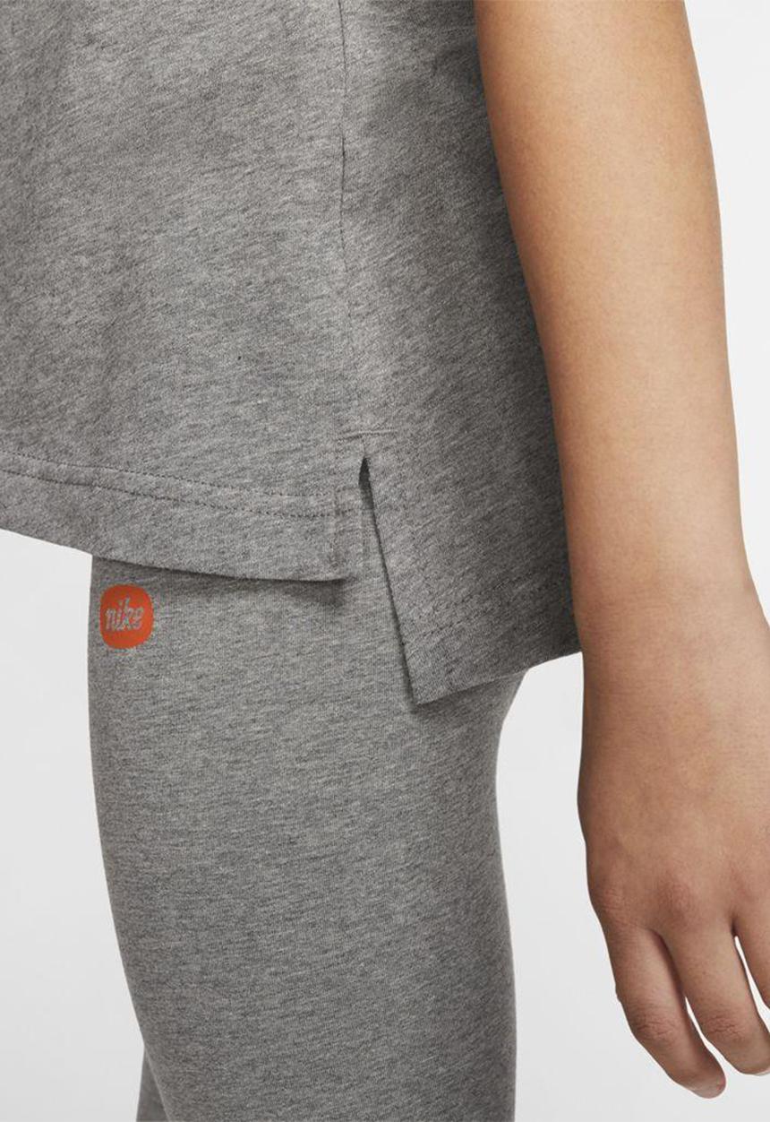 Nike - Basic futura tee - grey & pink