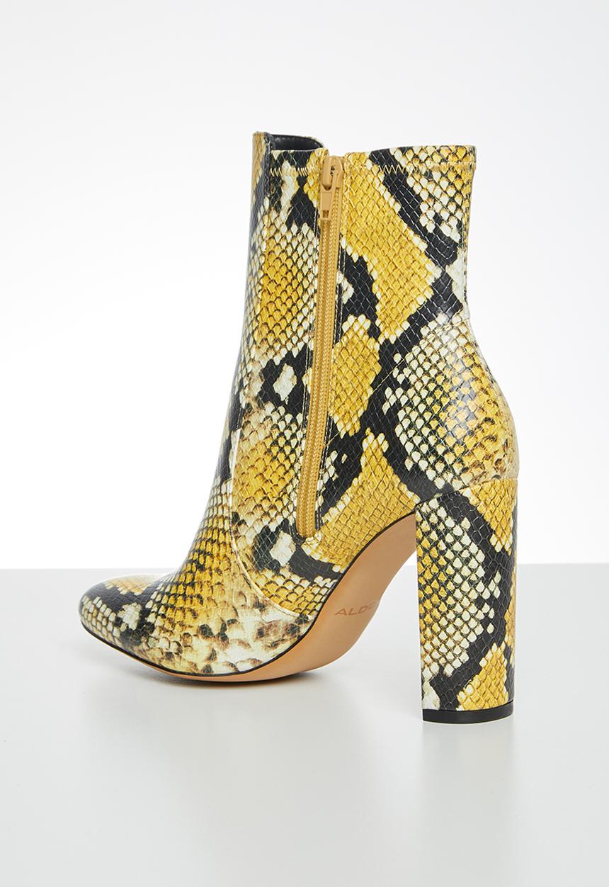 ALDO - Aurellane boot - yellow & black 