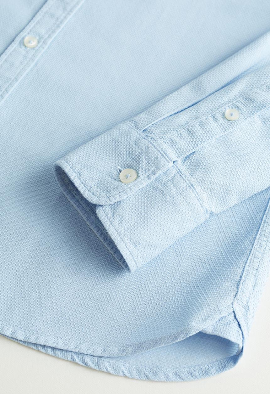 MANGO - Arthur shirt - pastel blue