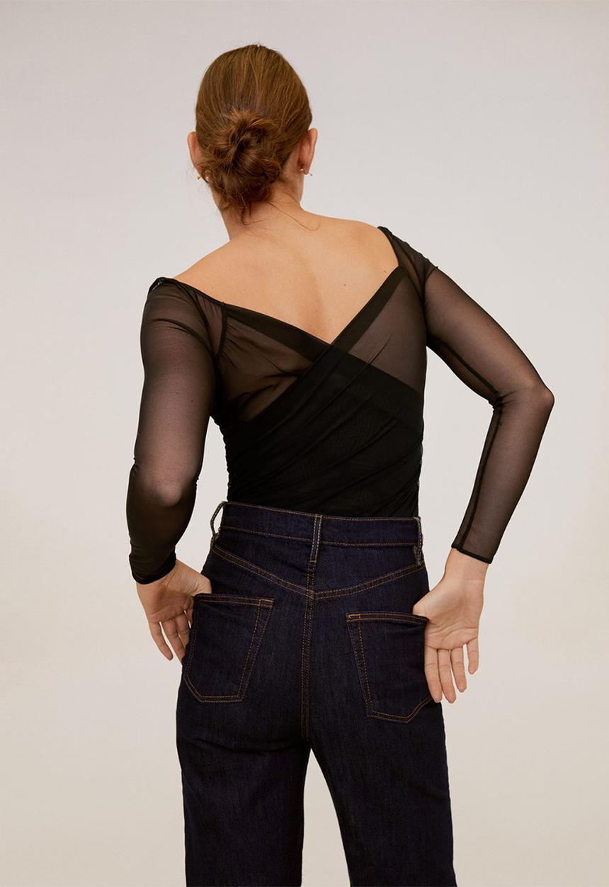 MANGO - Shape pia - black