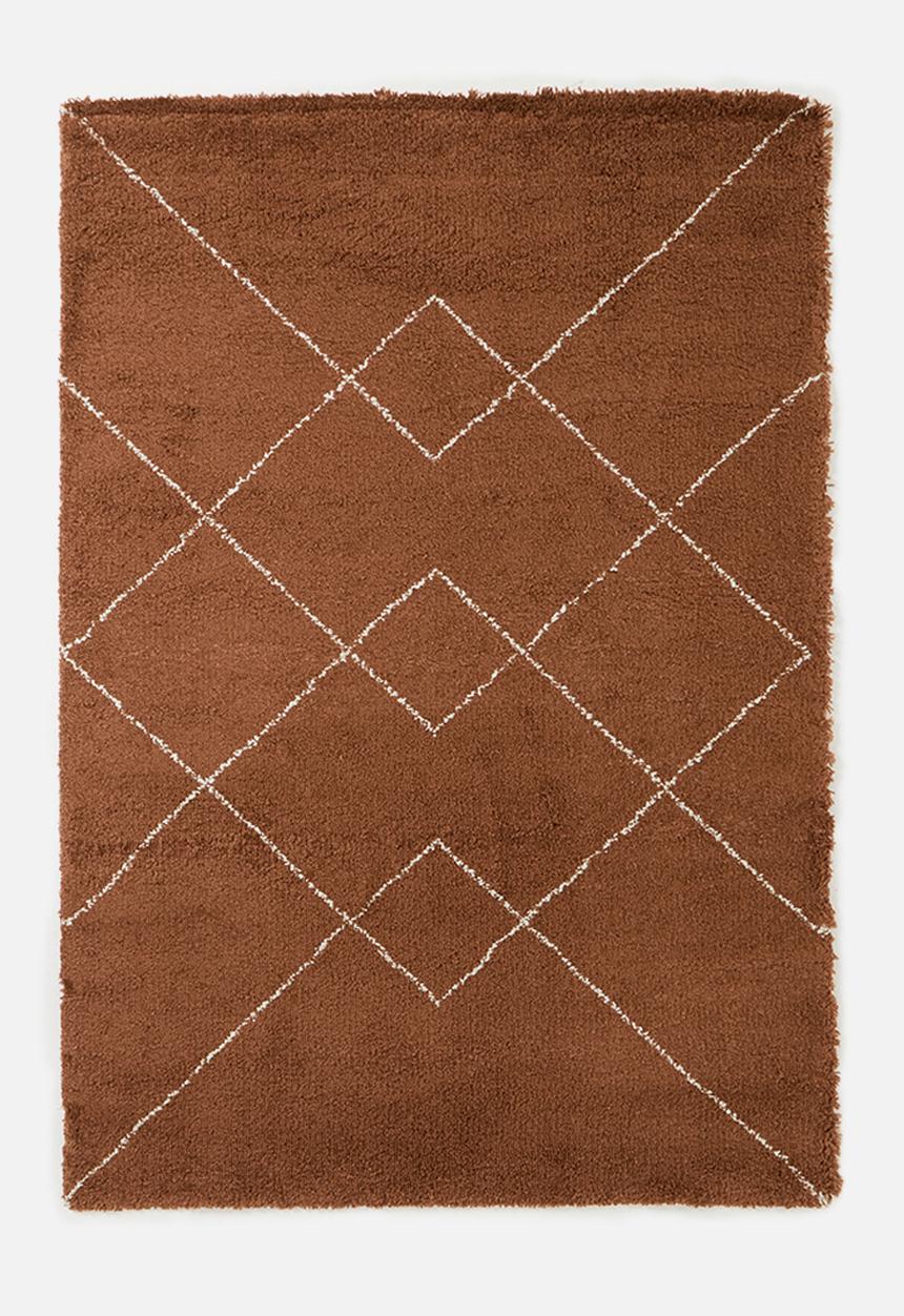Fotakis - Royal nomadic shaggy rug - brick beige