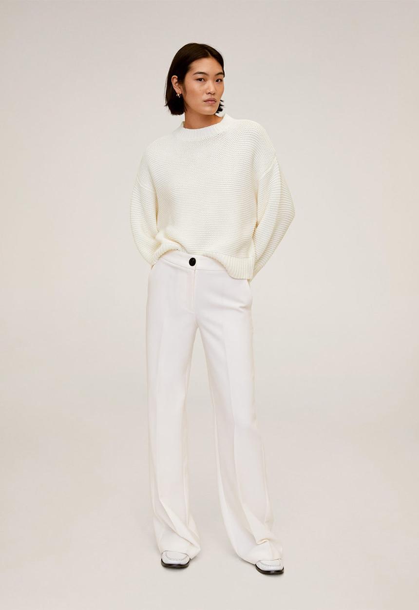 MANGO - Purl knit sweater - neutral
