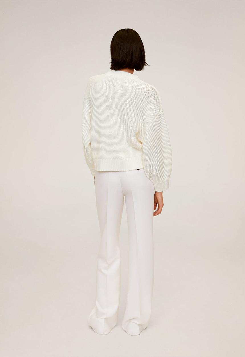 MANGO - Purl knit sweater - neutral