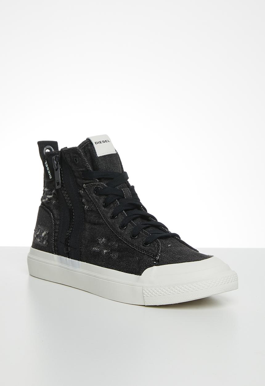 Diesel  - S-astico mid zip - black