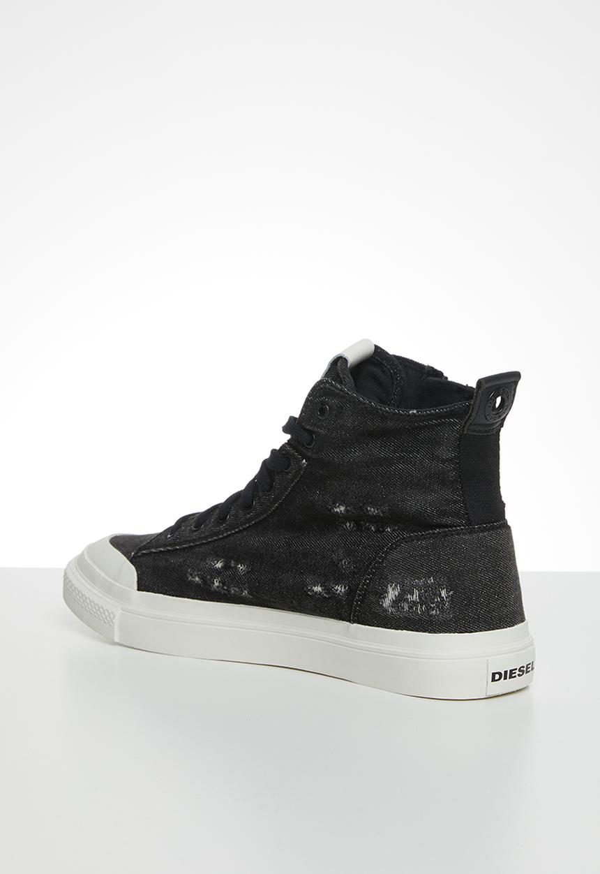 Diesel  - S-astico mid zip - black