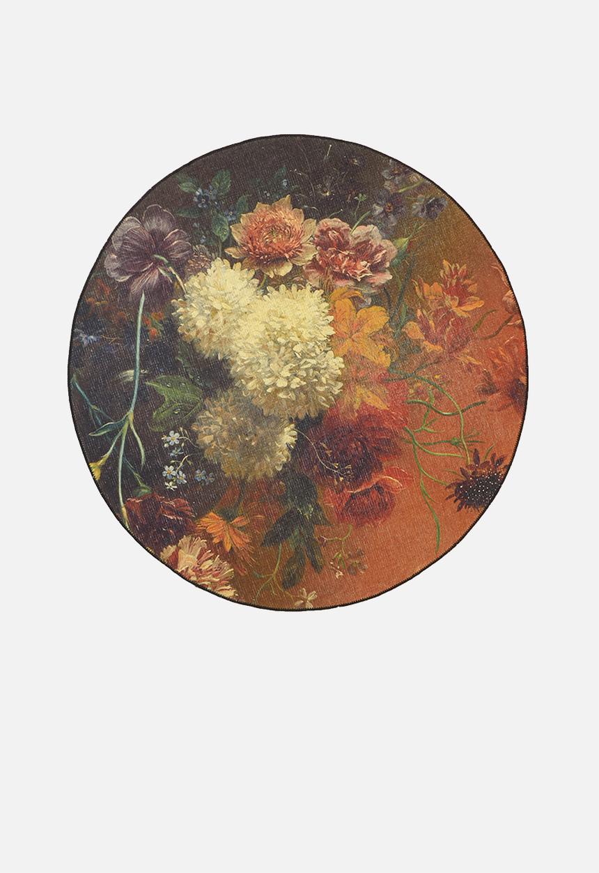 Hertex Haus - Astereae round rug - golden