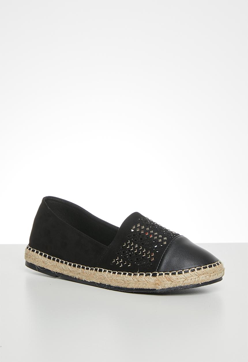 Footwork - Mika espadrille - black