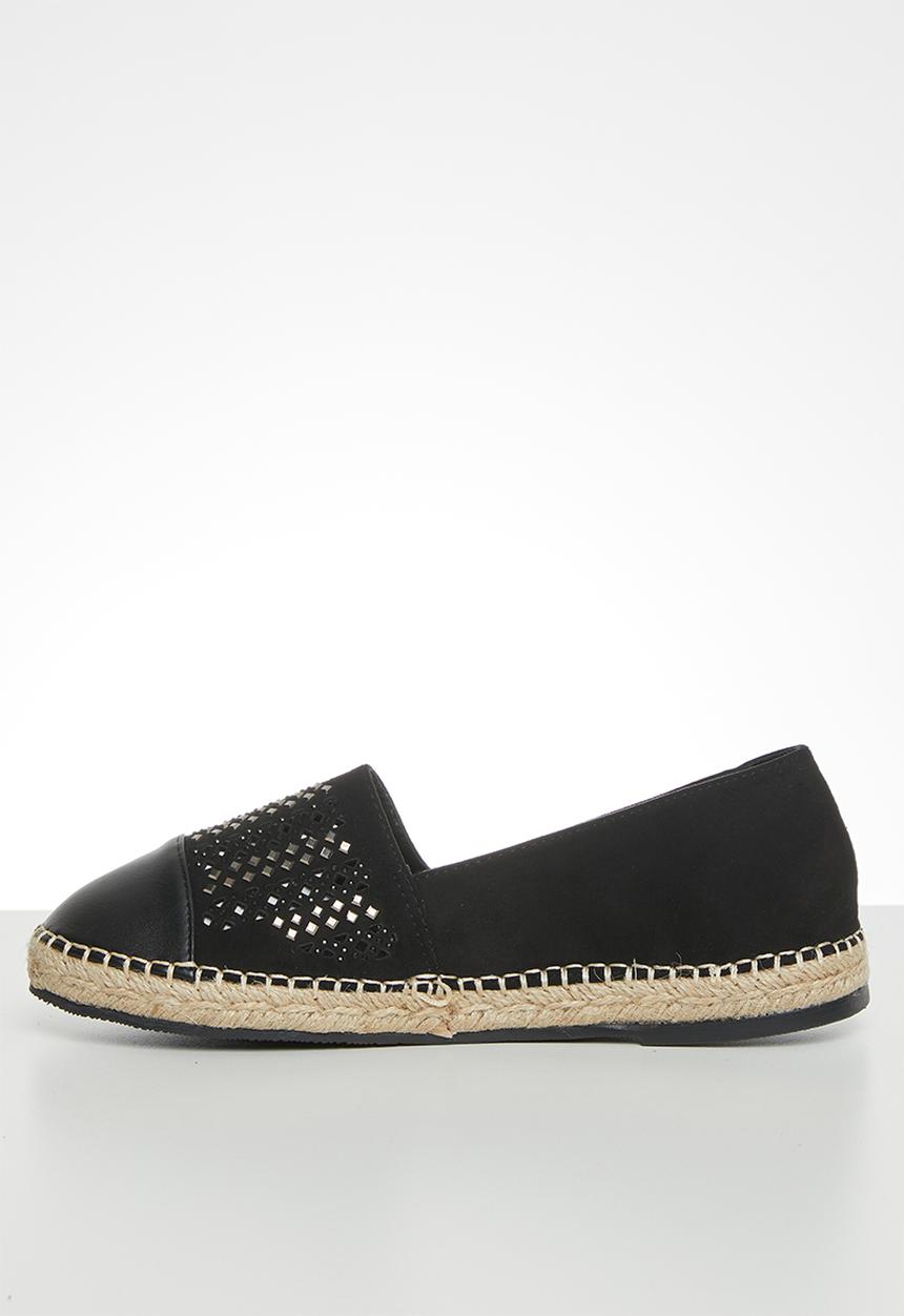 Footwork - Mika espadrille - black