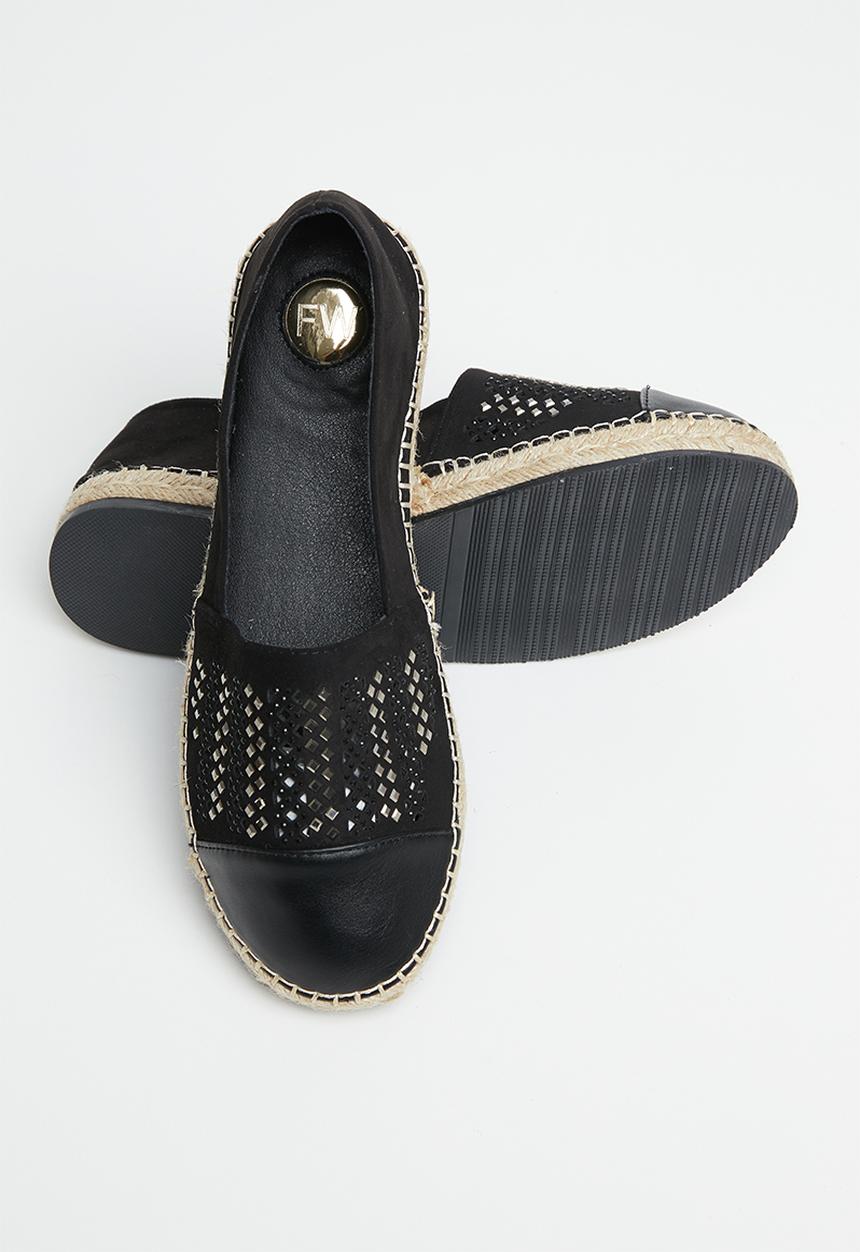 Footwork - Mika espadrille - black