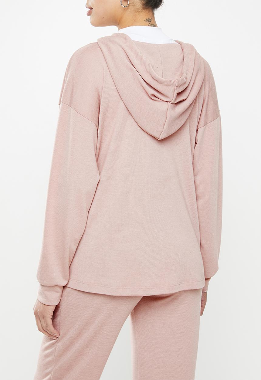 Superbalist - Maternity Ribbed hoodie - pink