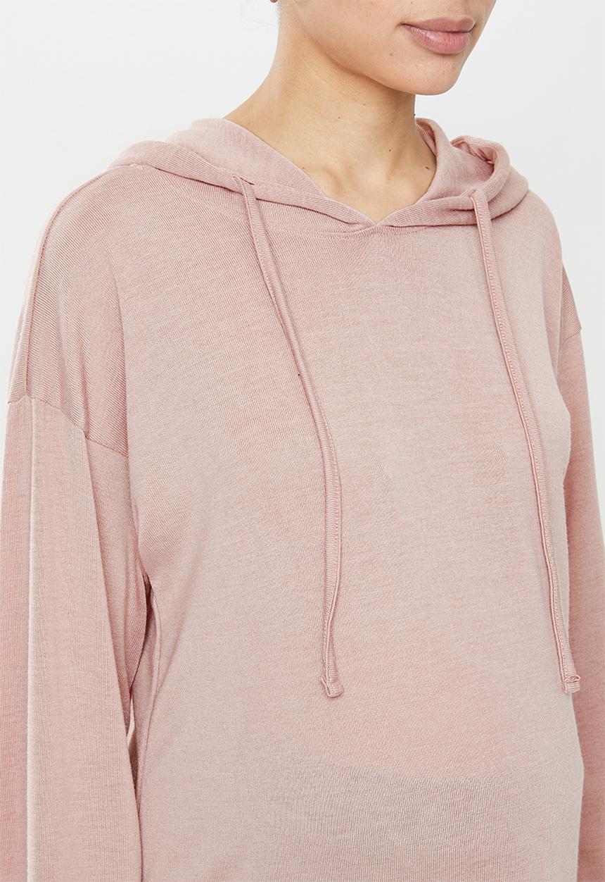 Superbalist - Maternity Ribbed hoodie - pink