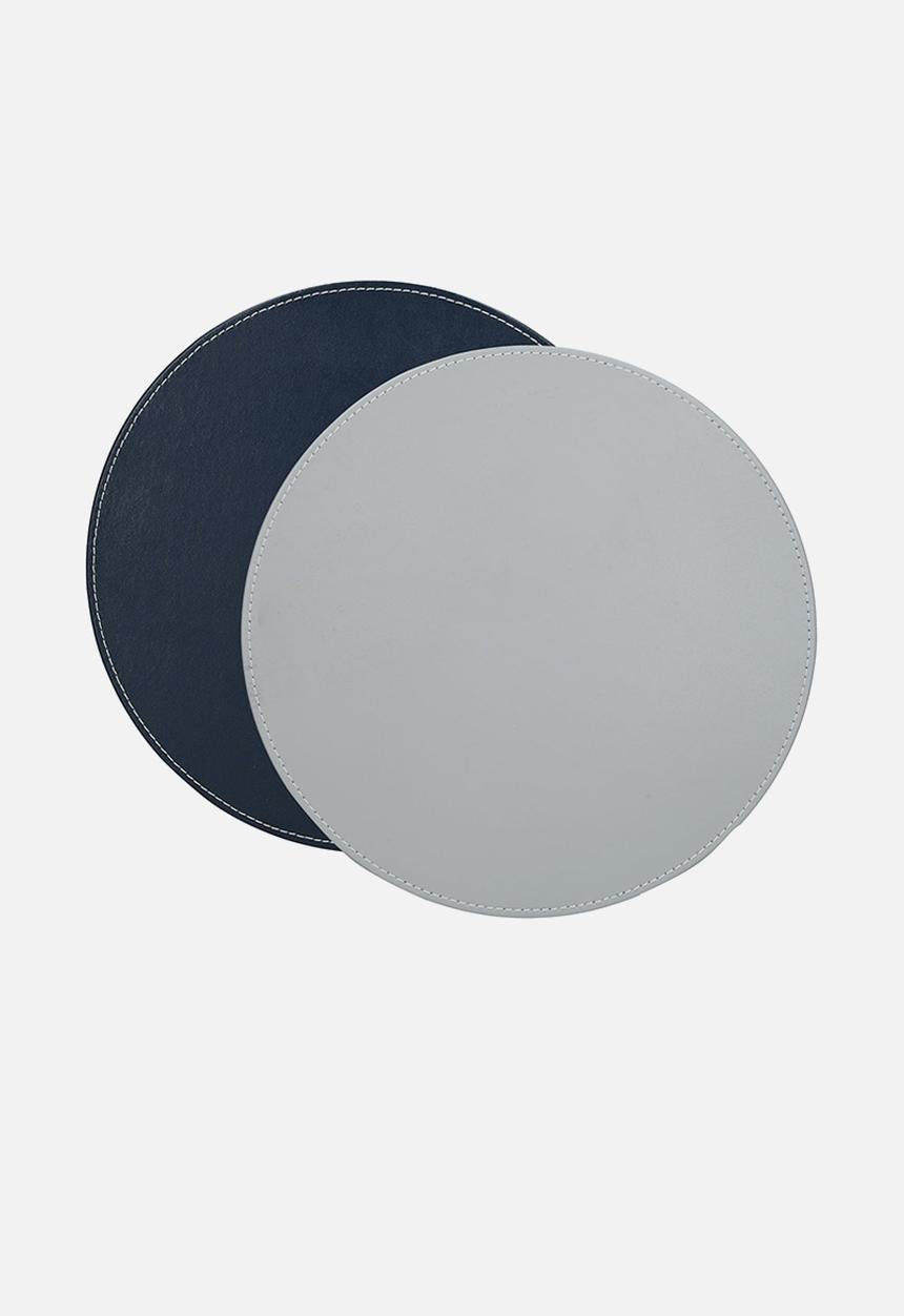 Kitchen Craft - Faux leather placemat set of 4 - grey 
