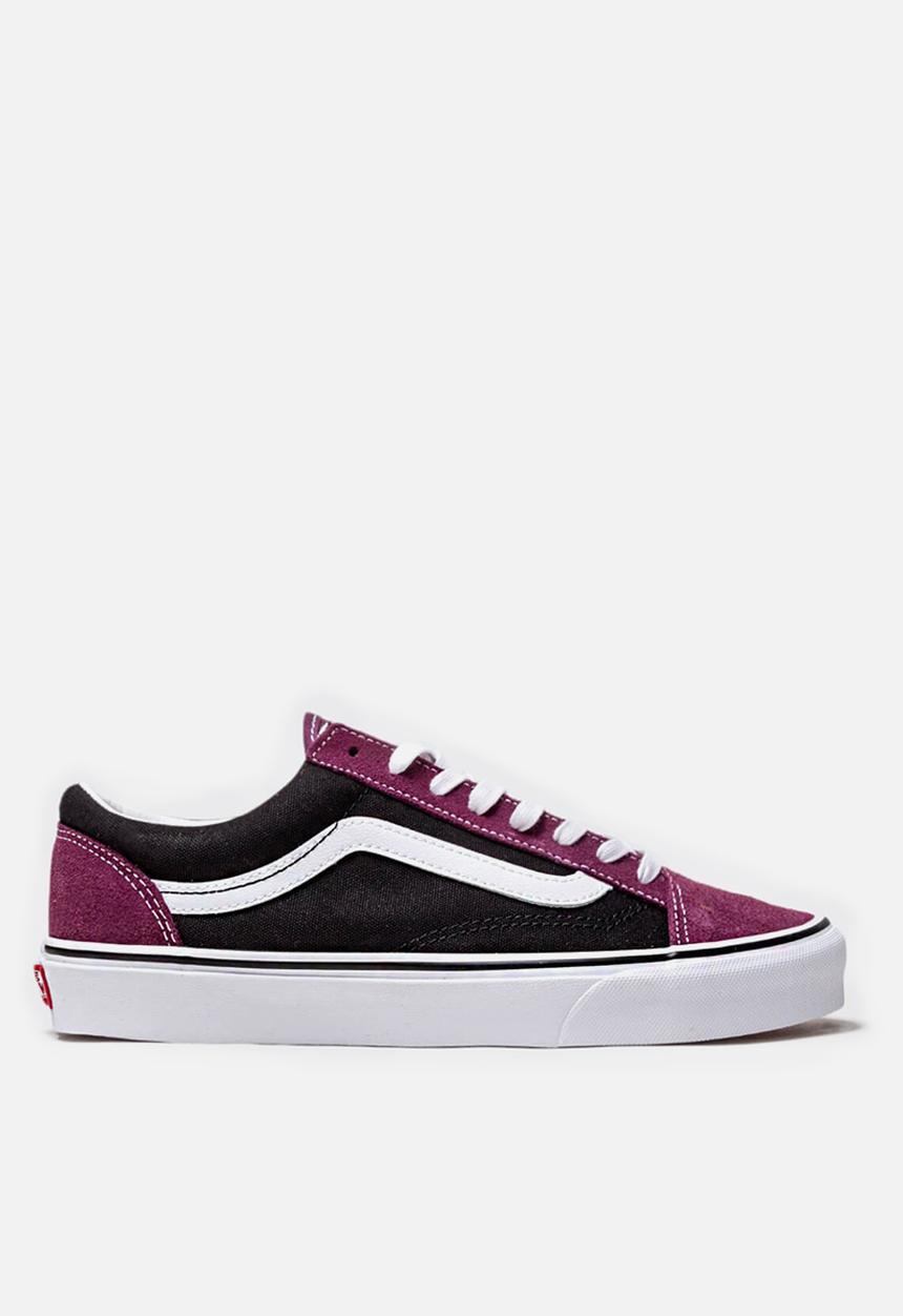 Vans - Style 36 - (vintage suede) prune/black