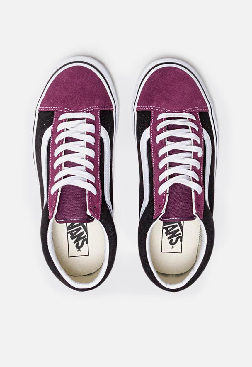 Vans - Style 36 - (vintage suede) prune/black