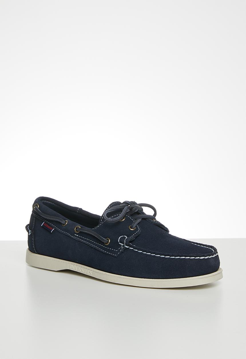 Sebago - Docksides portland suede - navy