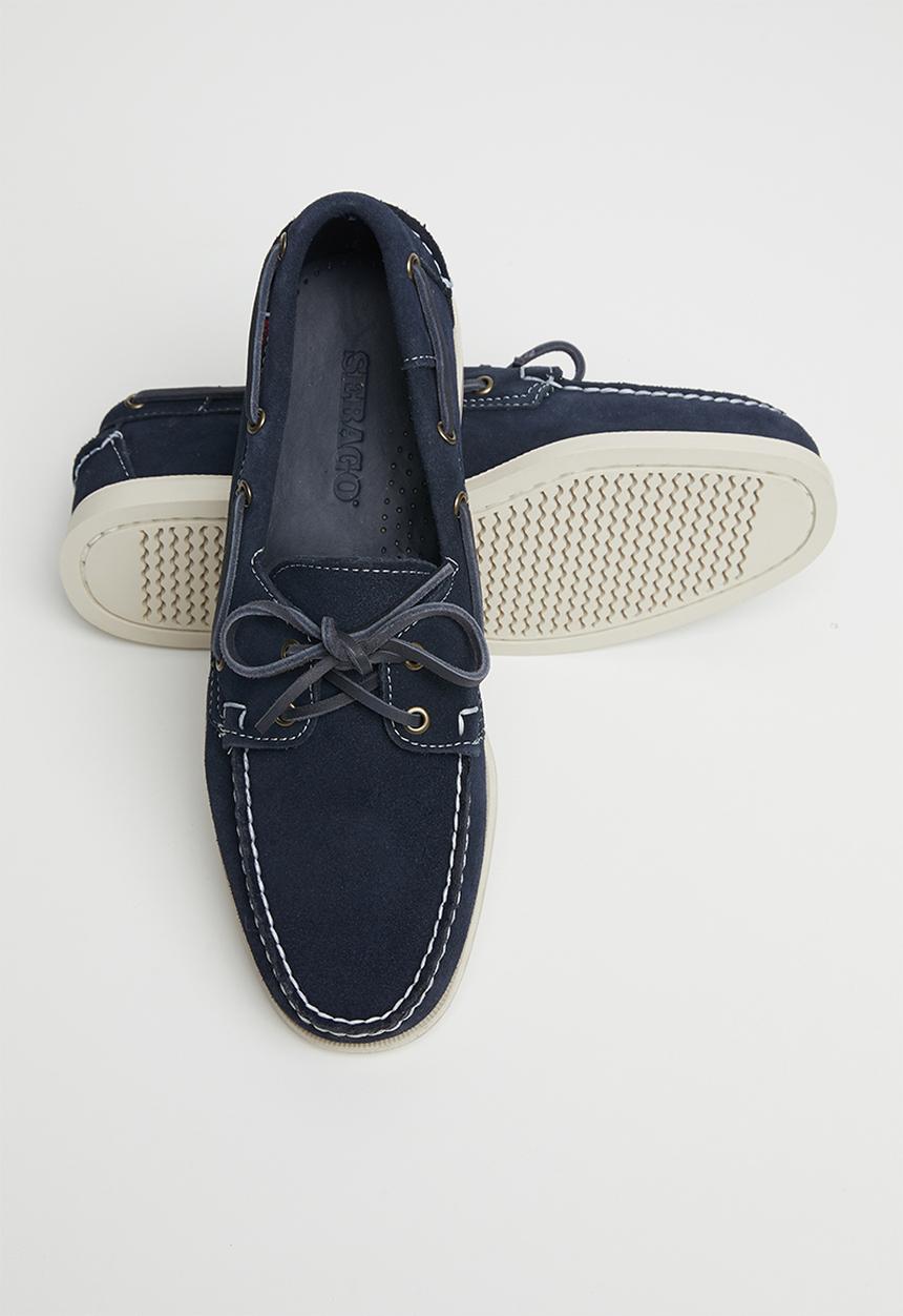 Sebago - Docksides portland suede - navy