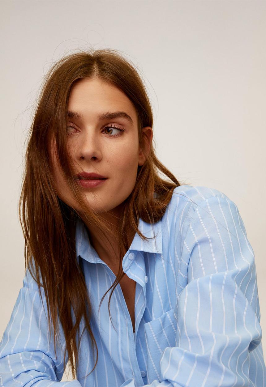 MANGO - Shirt jason - blue