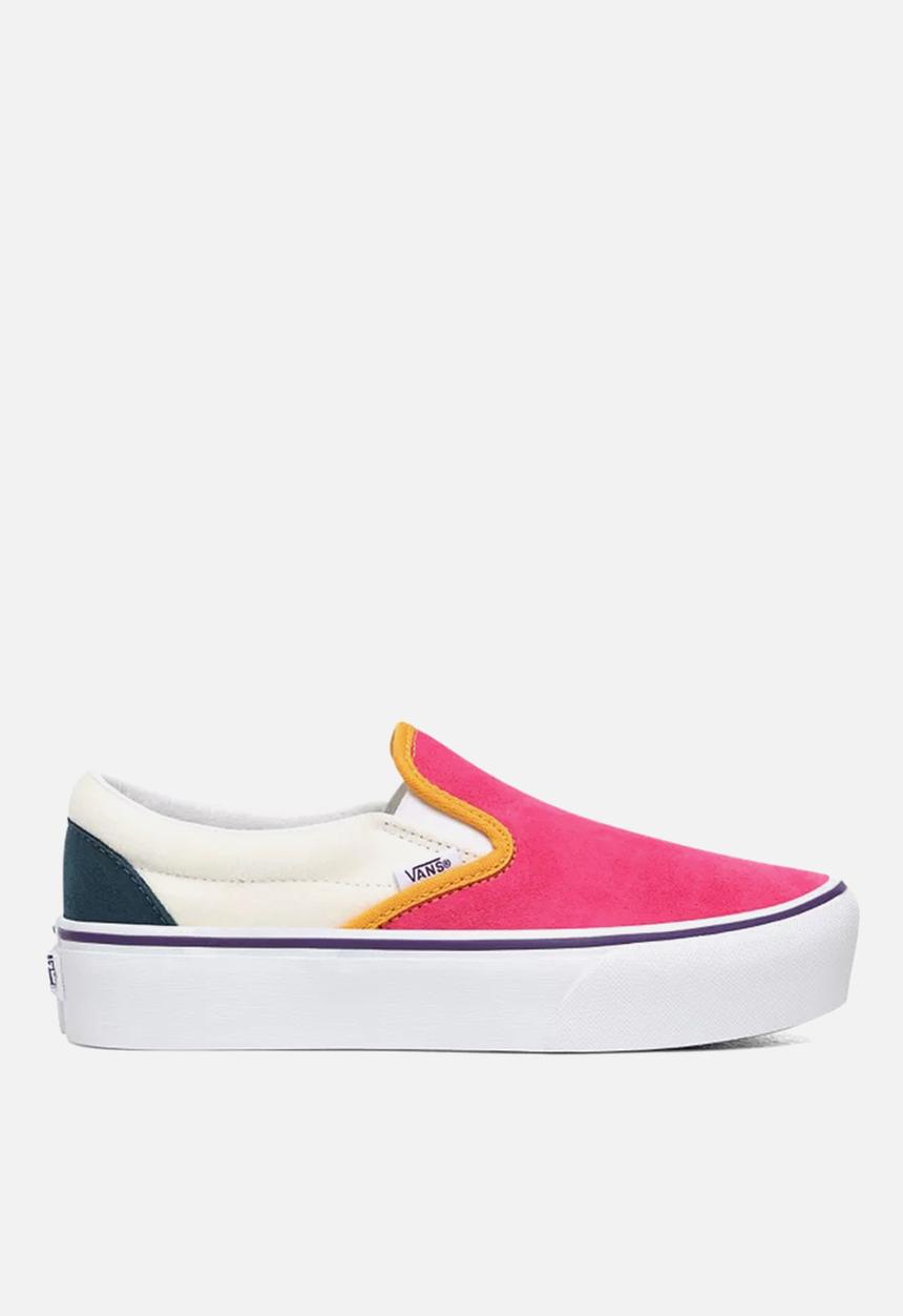 Vans - Classic Slip-On - (mini cord) multi/true white