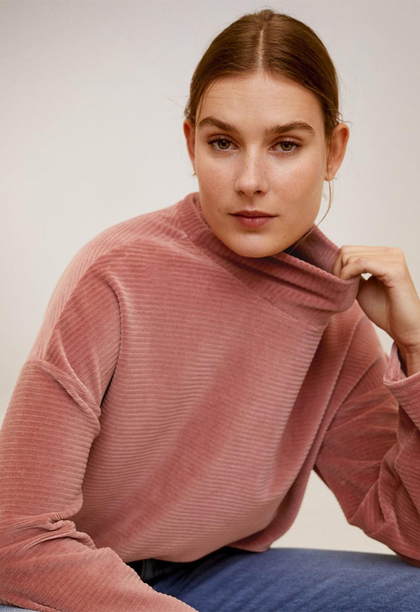 MANGO - Perco sweater - pink 