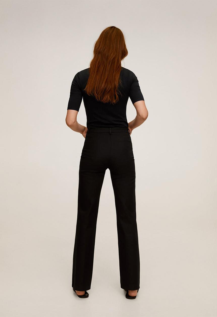 MANGO - T-shirt camly - black