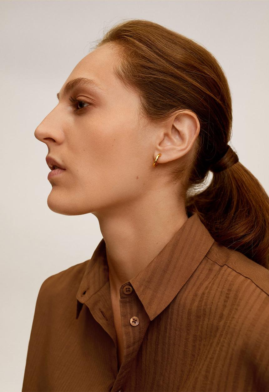 MANGO - Shirt dad - brown