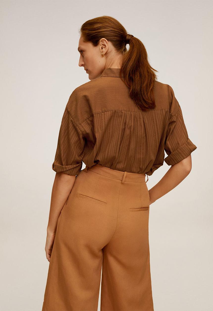MANGO - Shirt dad - brown