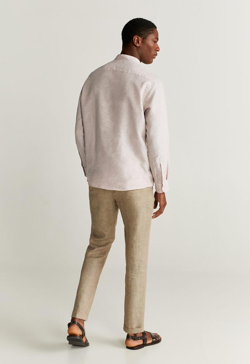 MANGO - Bolar shirt - neutral 