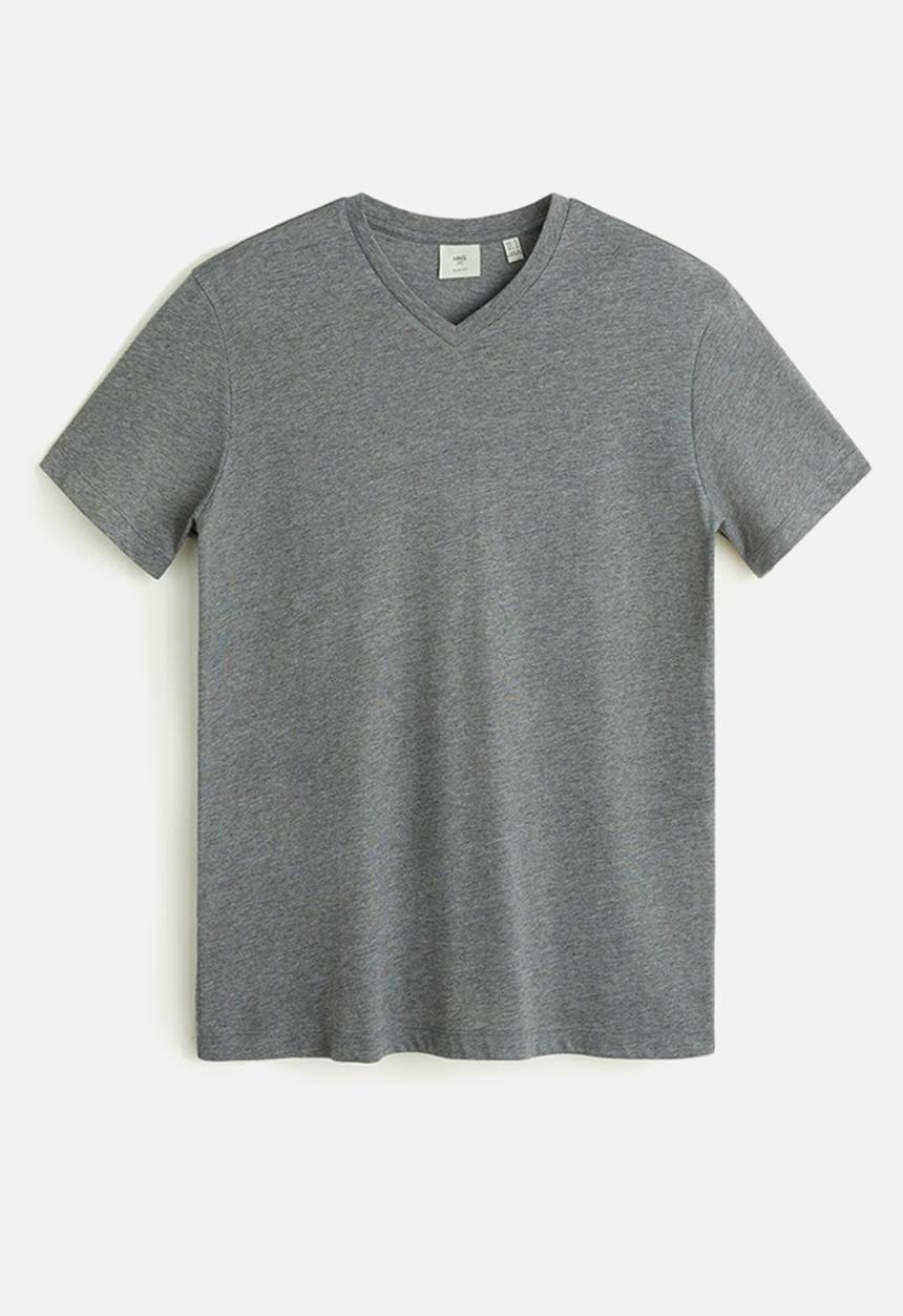 MANGO - Chelsea T-shirt - gray