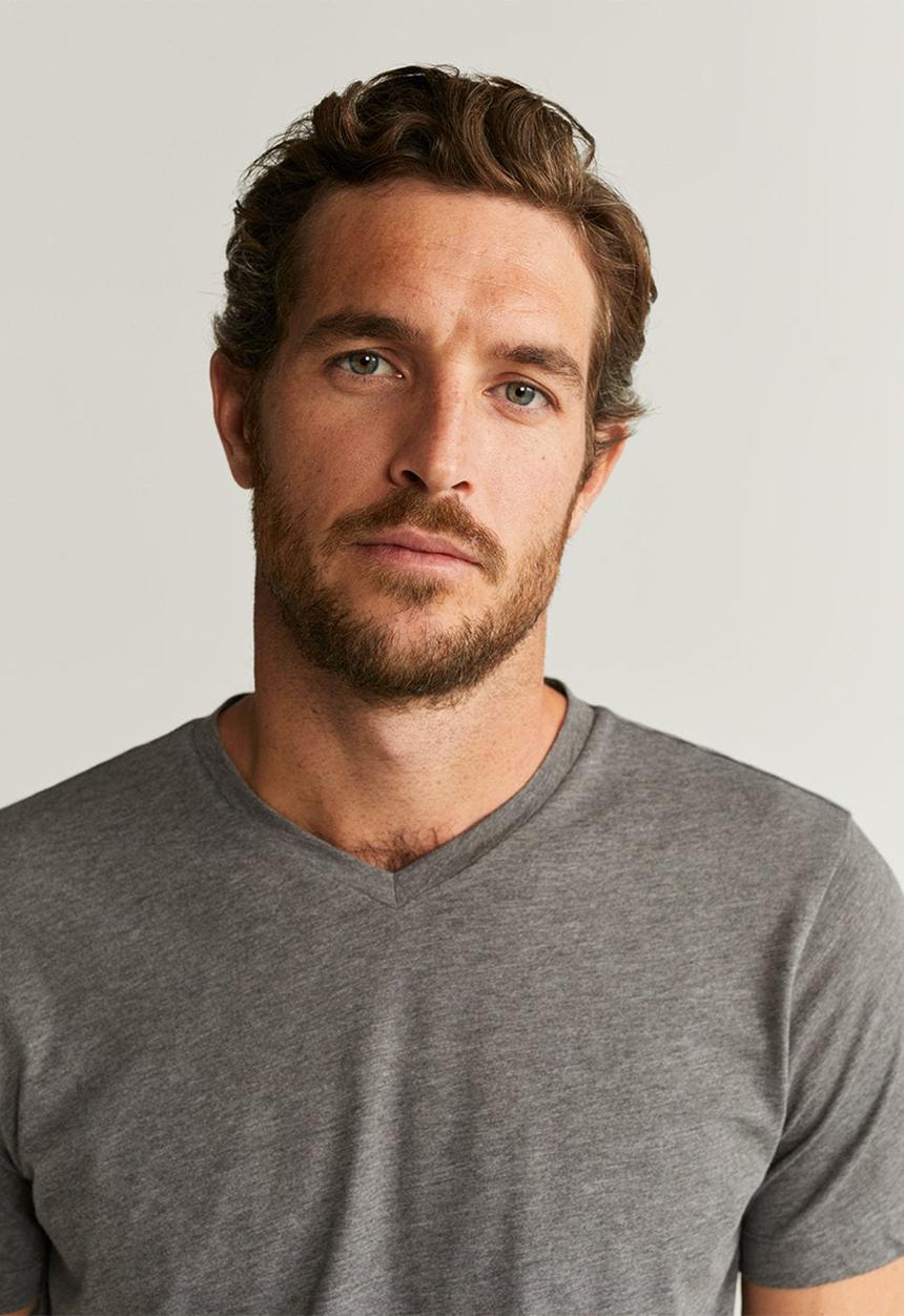 MANGO - Chelsea T-shirt - gray