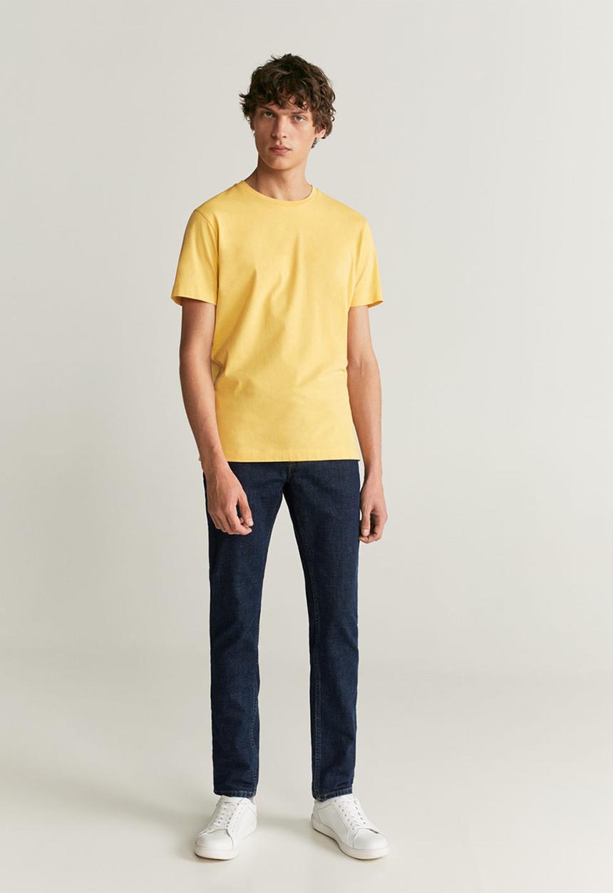 MANGO - Cherlo T-shirt - yellow