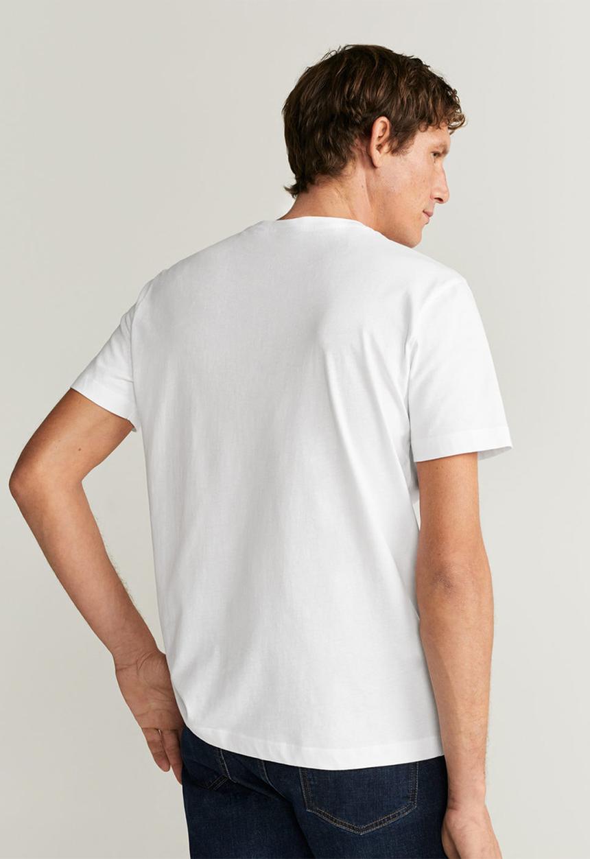 MANGO - Cherlo T-shirt - white
