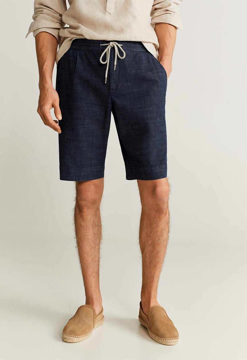MANGO - Gordon bermuda shorts - navy