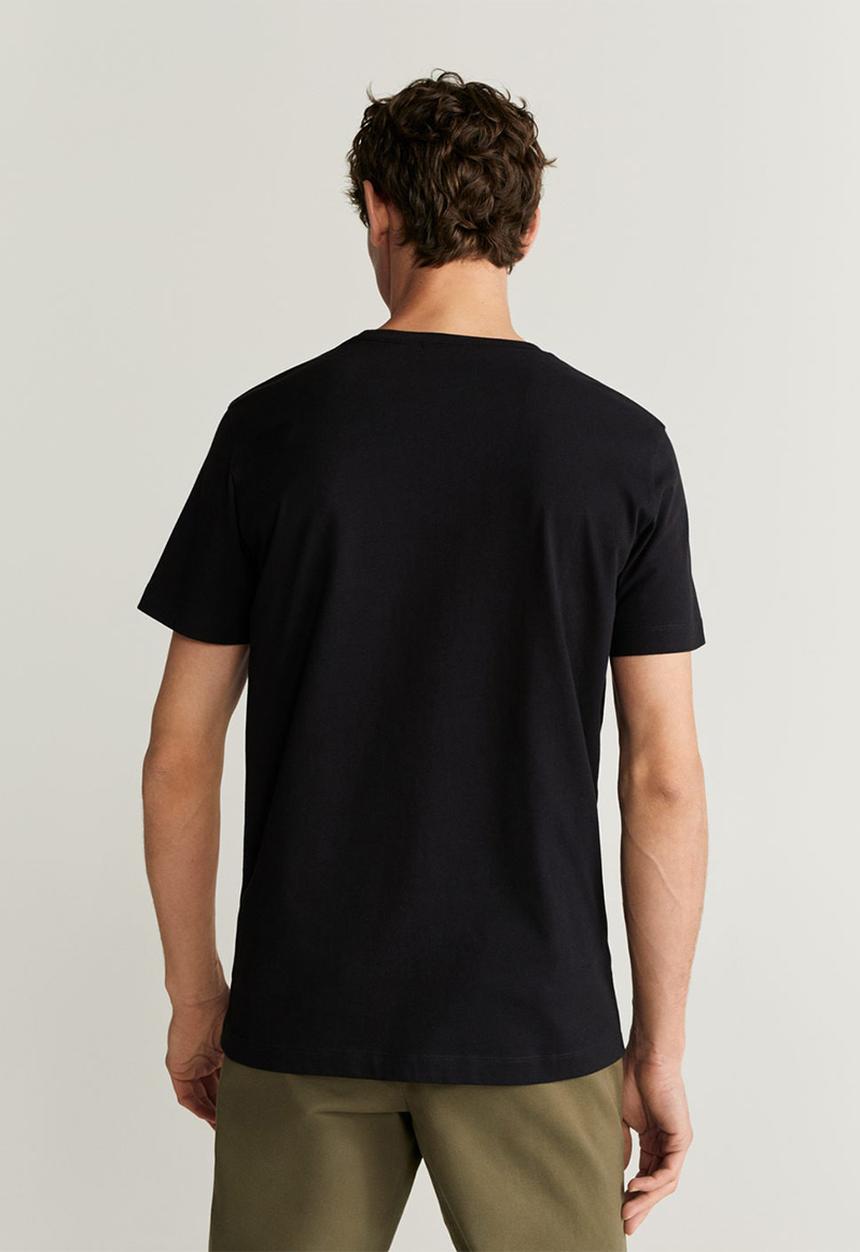 MANGO - Cherlo T-shirt - black
