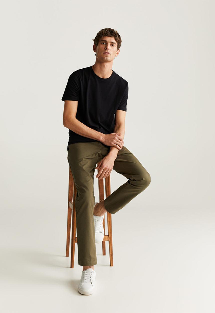 MANGO - Cherlo T-shirt - black